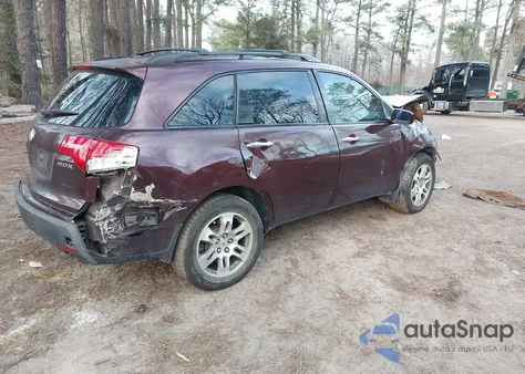 2008 Acura Mdx из США, поврежденный, VIN 2HNYD28218H550950
